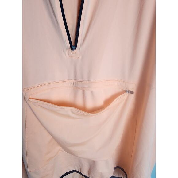 Livi Active lightweight hooded 1/4 zip vest sz 26/28 kangaroo pocket sleeveless - Picture 4 of 9